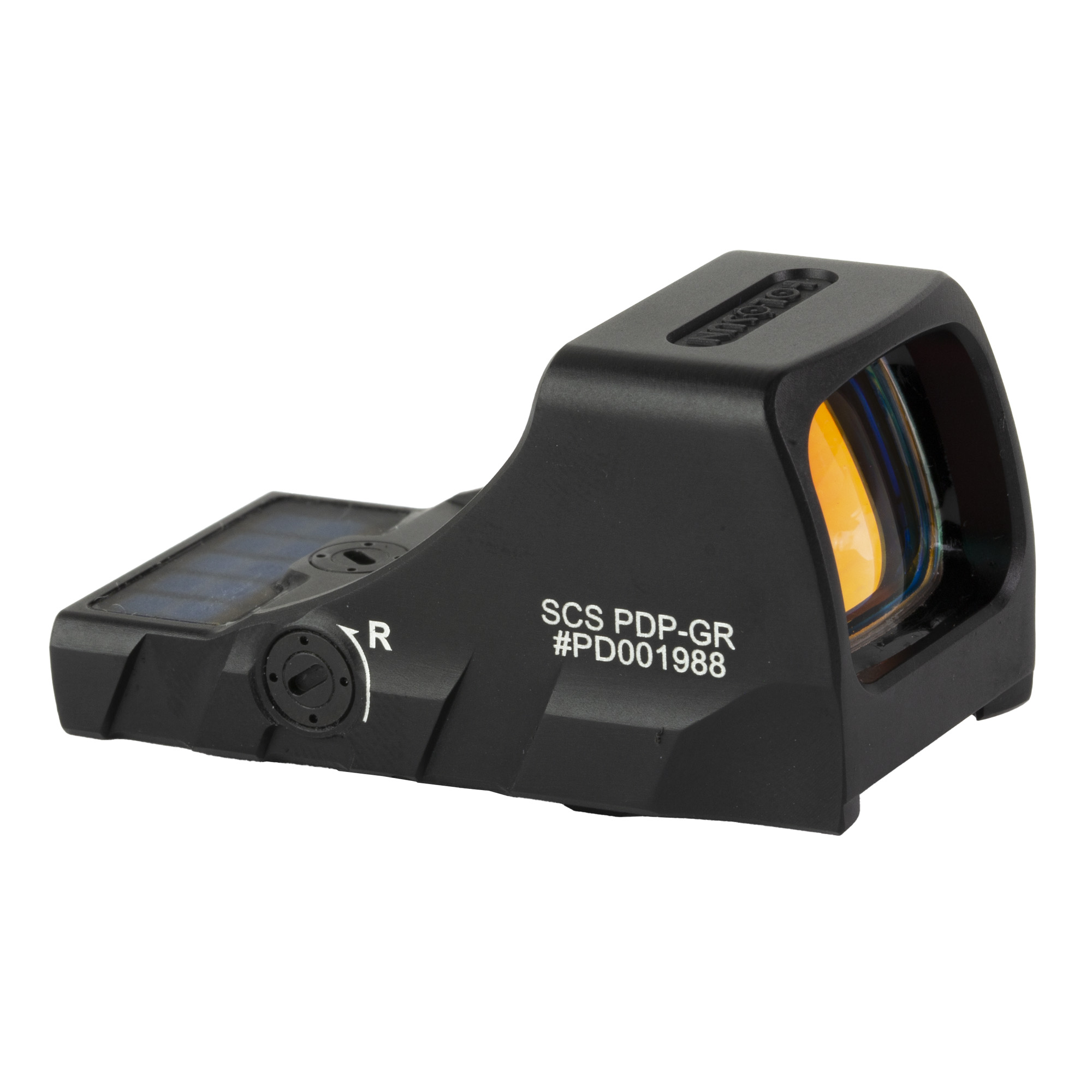 Holosun Technologies SCS, Green Dot Sight, Non-Magnified, Fits Factory Optic Ready Walther PDP, Green Ring & 2 MOA Dot, Matte Finish, Black, Solar with Internal Battery SCS-PDP-GR