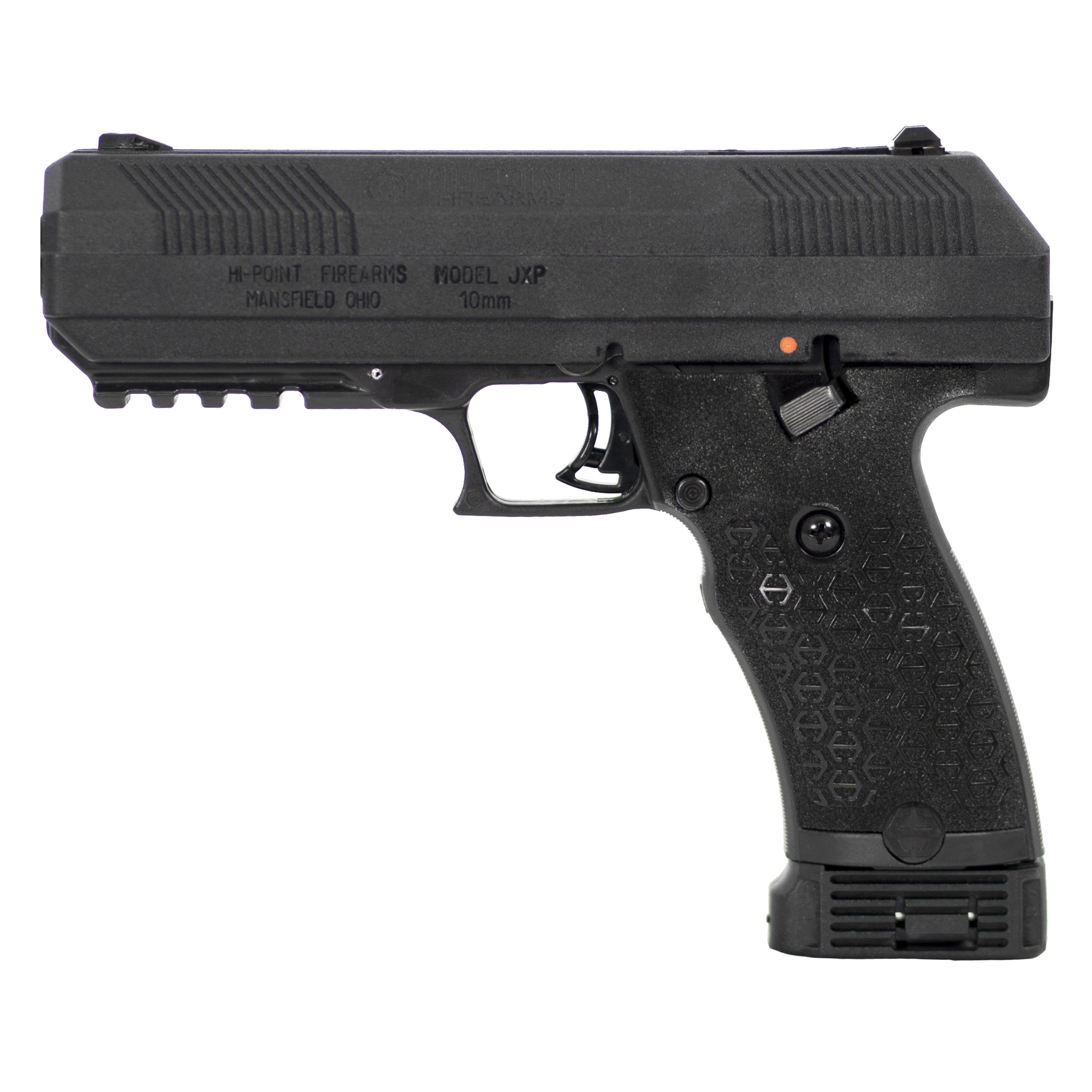 Hi-Point Firearms JXP10, Semi-automatic, Striker Fired, Polymer Frame Pistol, Full Size, 10MM, 4.5 Barrel, 3 Dot Sights, Black, 10 Rounds, 1 Magazine JXP10 NTB