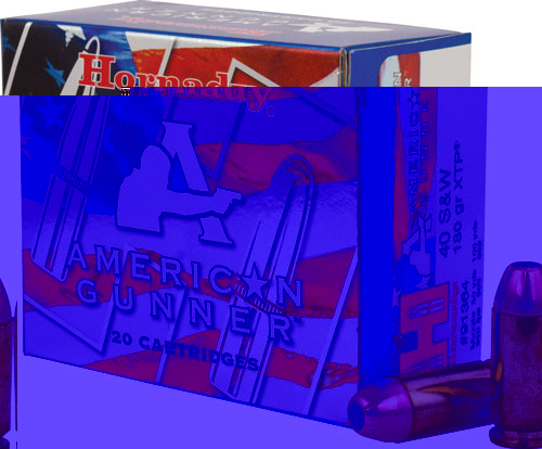 HORNADY AMERICAN GUNNER 40 SW 180GR XTP 20RD 10BX/CS