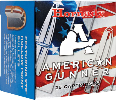 HORNADY AMERICAN GUNNER 380 ACP 90GR XTP 25RD 10BX/CS