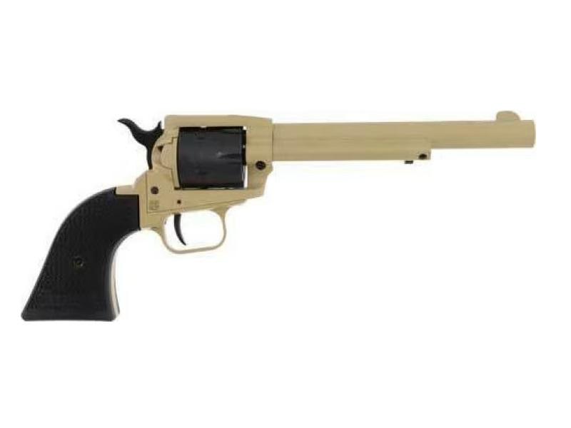 Heritage Mfg SRR22V6 Rough Rider  22 LR 6 Shot, 6.50 Sabre Sand C