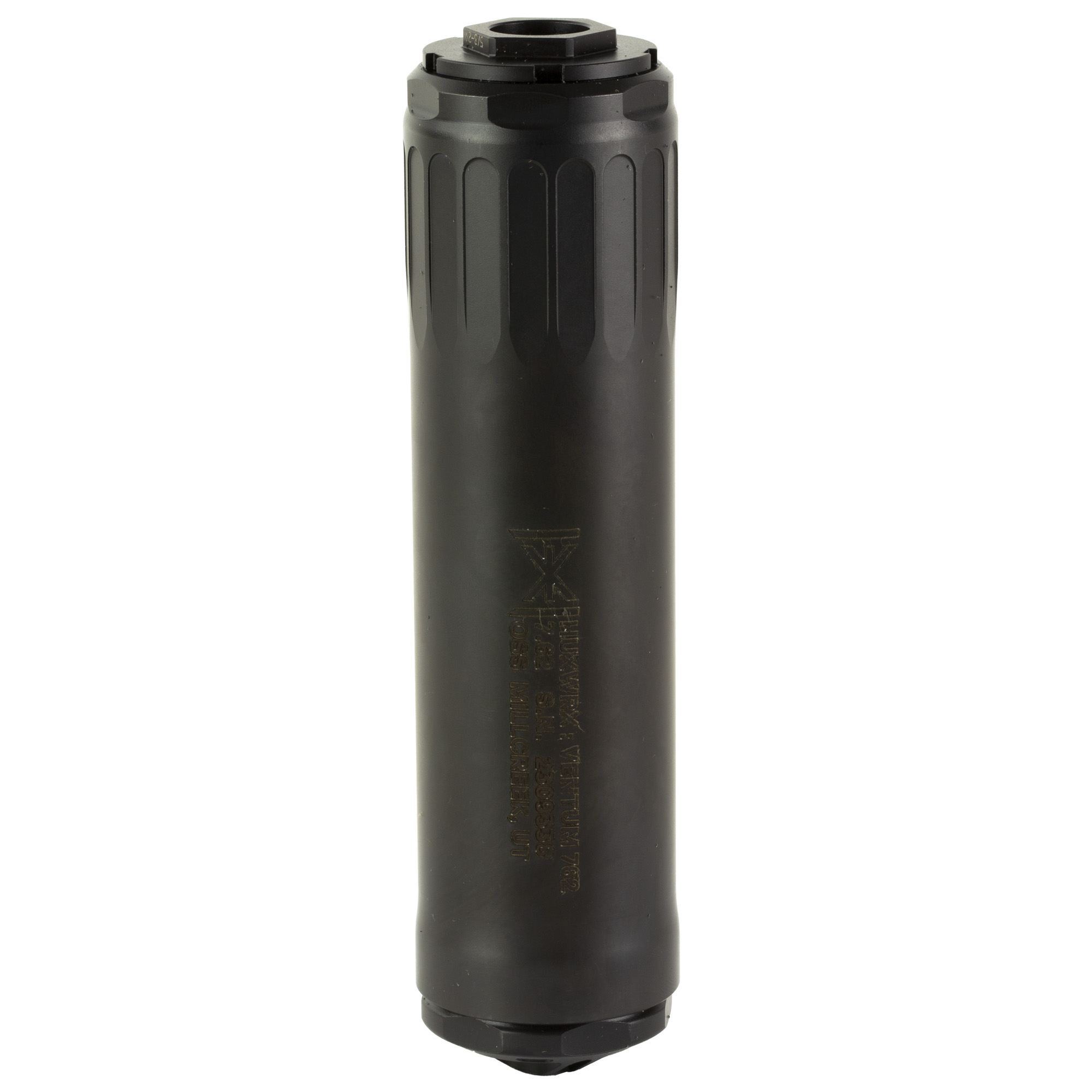HUXWRX Safety Company Ventum 762, Rifle Suppressor, Multi Caliber, Titanium Core, 17-4 Stainless Steel Housing, Nitride Finish, Black, Direct Thread 5/x24 QD Hub Compatible, 6.7 Length 2237