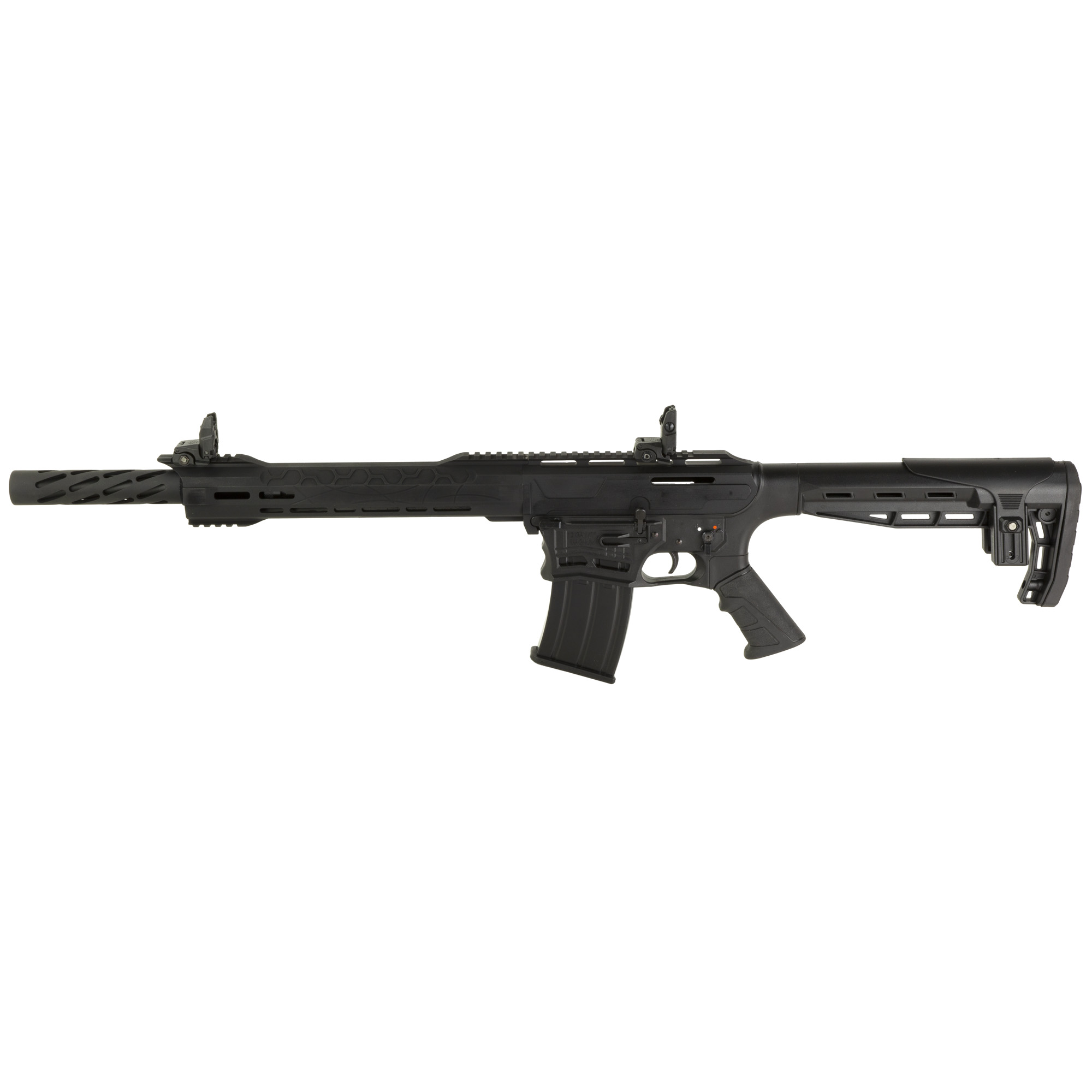 Citadel BOSS-25, Semi-automatic Shotgun, 12 Gauge, 3 Chamber, 18.75 Barrel, Matte Finish, Black, Synthetic Furniture, 5 Rounds, 2 Magazines, Includes 5 Choke Tubes CBOSS2512