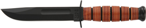 KA-BAR FIGHTING/UTILITY KNIFE 5.25 SHORT W/LTHR SHTH USMC