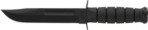 KA-BAR FULL SIZE BLACK KABAR STRAIGHT EDGE 7 W/SHEATH