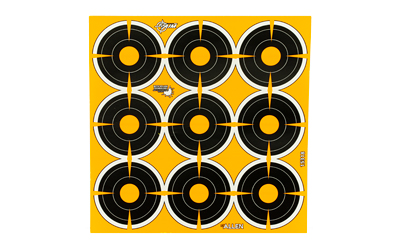 Allen Company EZ AIM Adhesive, Bullseye, 2, 12 Sheets 15318