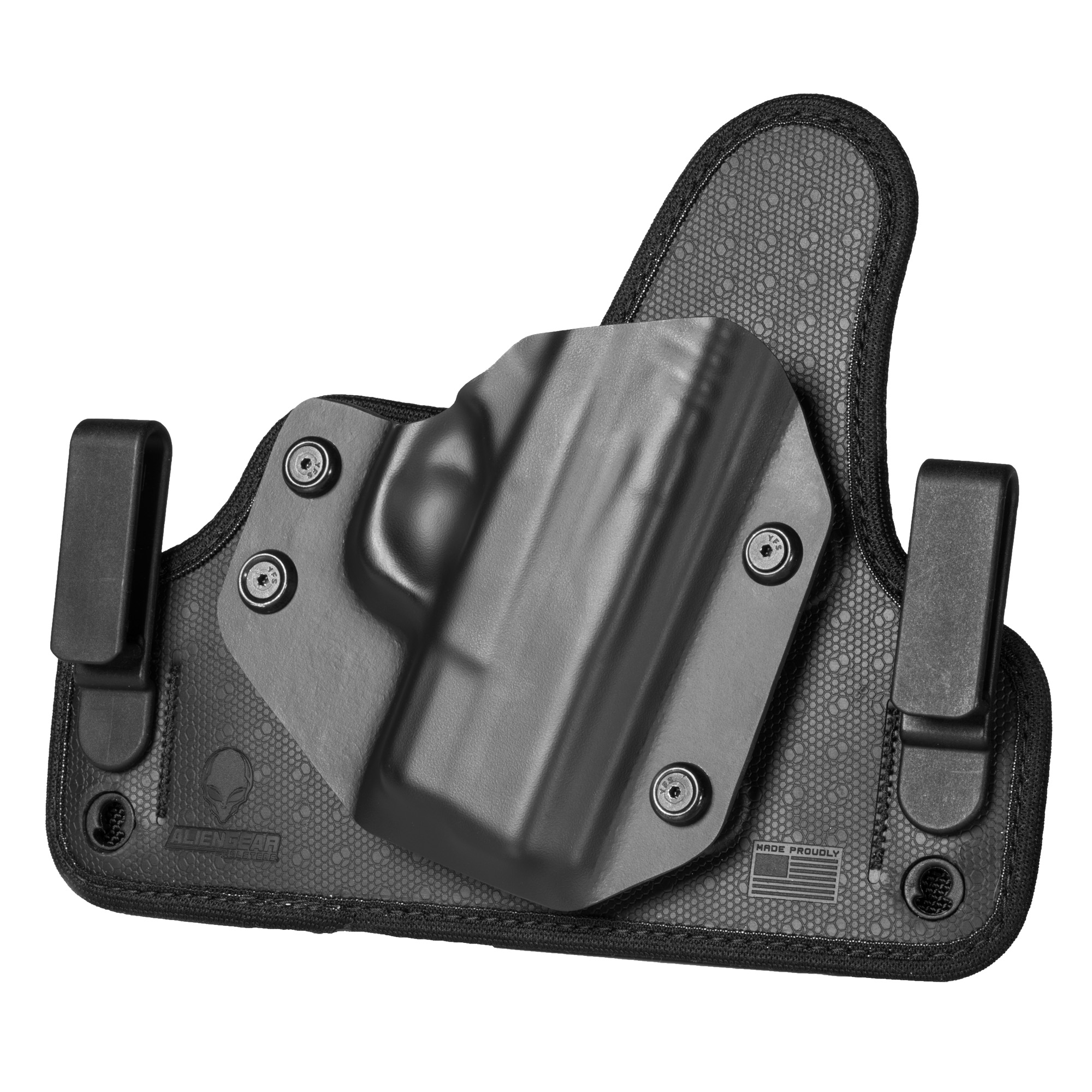 Alien Gear Holsters Cloak Tuck 3.5, Inside Waistband Holster, Fits GLOCK 43/43X, Boltaron Construction, Right Hand, Black CT35-0939-RH-D