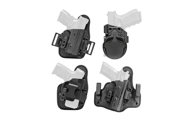 Alien Gear Holsters Core Carry Package, 1.5 Belt Slide Holster, Black, Fits Glock 17, Standard Clips, Right Hand SSHK-0601-RH-D