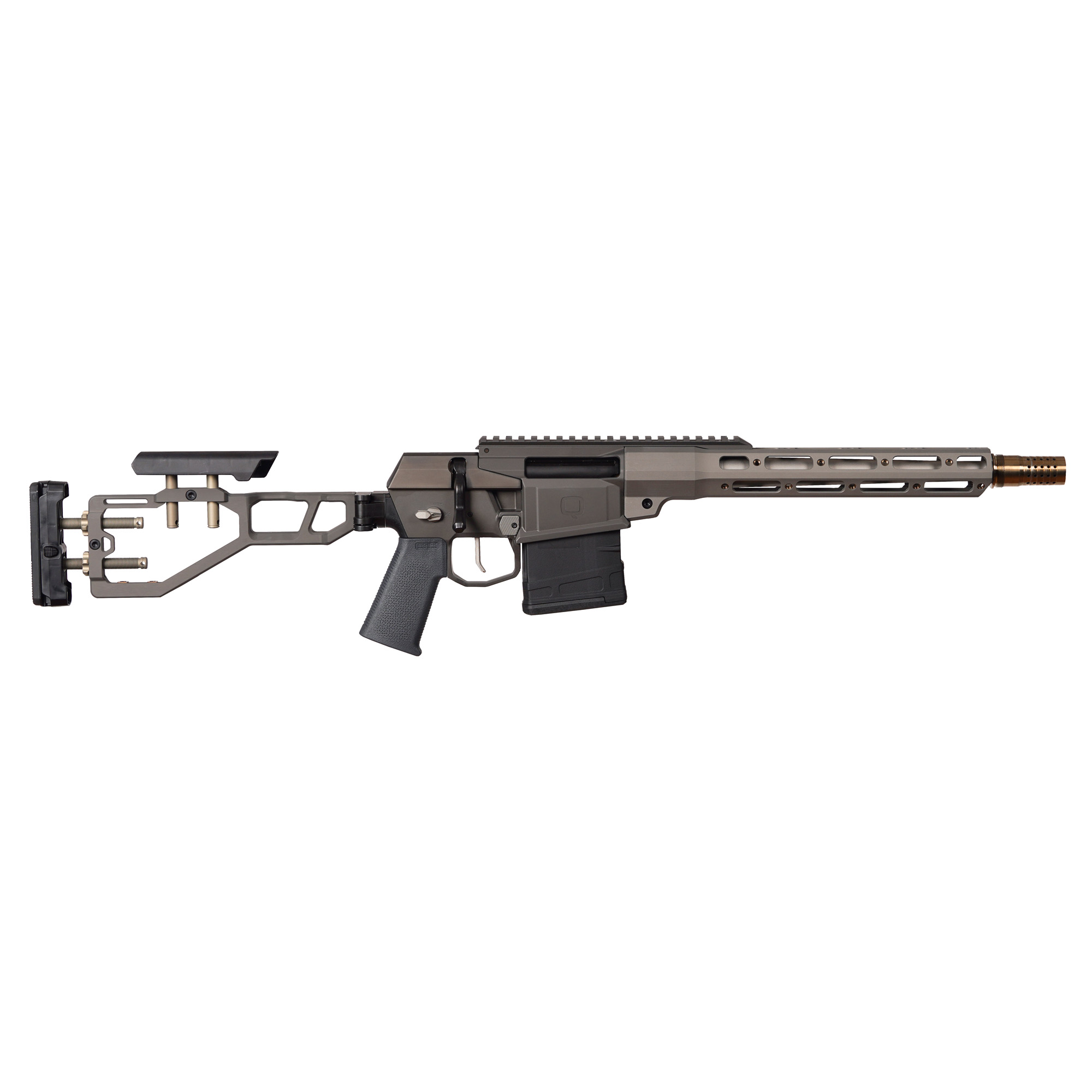 Q Fix, Bolt, Short Barrel Rifle, 8.6 Blackout, 12 Barrel, 10 Rounds, Threaded, Folding Adjustable Stock, Product Finishes, Shade Variations and Other Imperfections Are Normal Due to the Manufacturing Process FIX-8.6-12IN-SBR-BLK