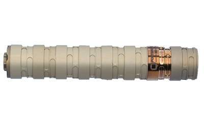 Q Erector Modular Rimfire Suppressor, .99 Diameter, 22LR, 7.6, Aluminum and Stainless Steel, Black, 1/2X28 Thread Pitch SIL-E-22-BLK