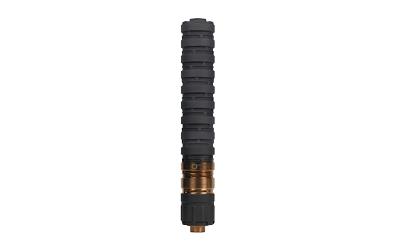Q Erector 9, Suppressor, 9MM, Anodized Finish, Black, Stainless Steel Construction, 1/2x28 Piston SIL-E-9-BLACK