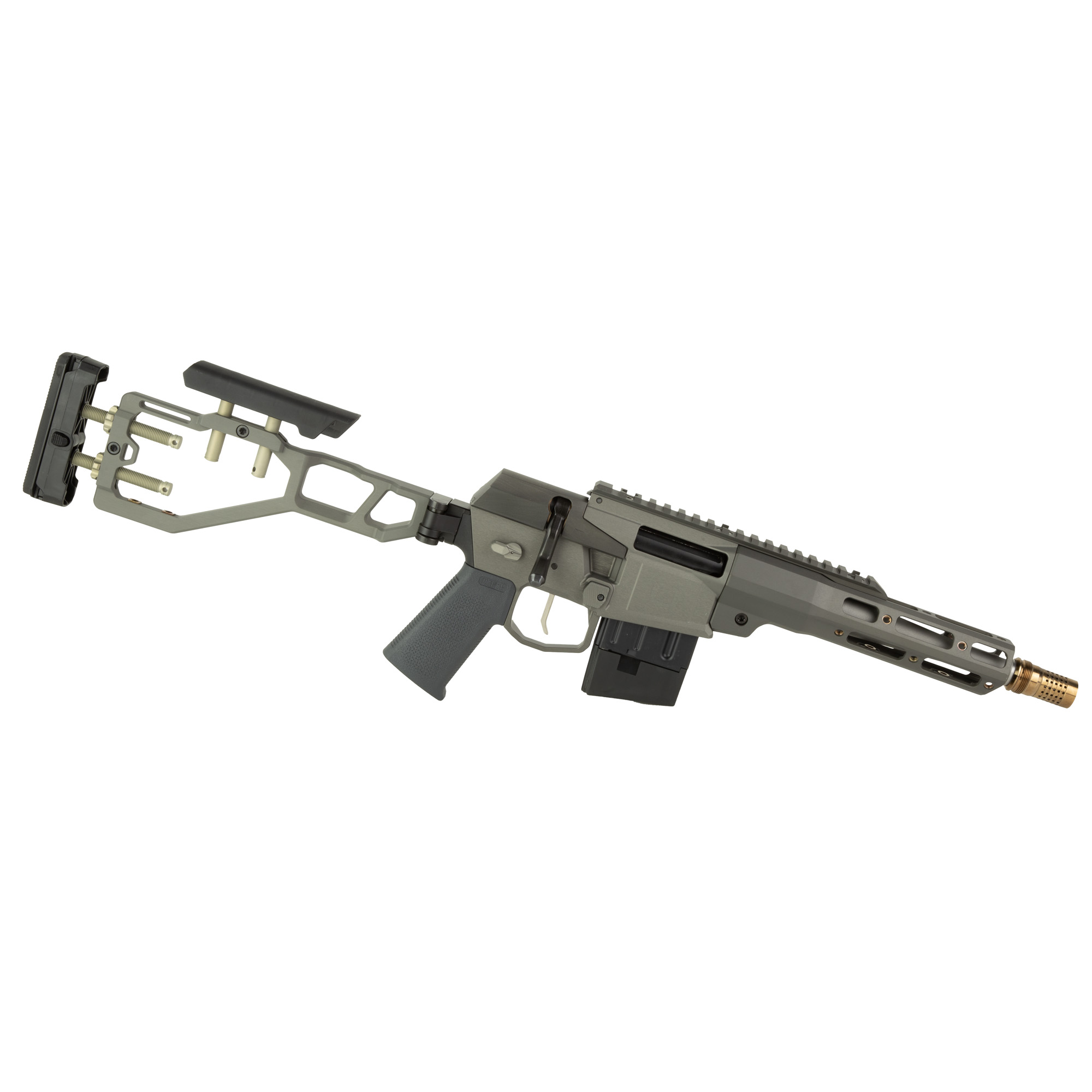 Q Mini Fix, Short Barrel Rifle, Bolt Action, 300 Blackout, 8 Threaded Barrel, 10 Rounds, Folding Adjustable Stock, Product Finishes, Shade Variations and Other Imperfections Are Normal Due to the Manufacturing Process MINIFIX-300BLK-8IN-SBR