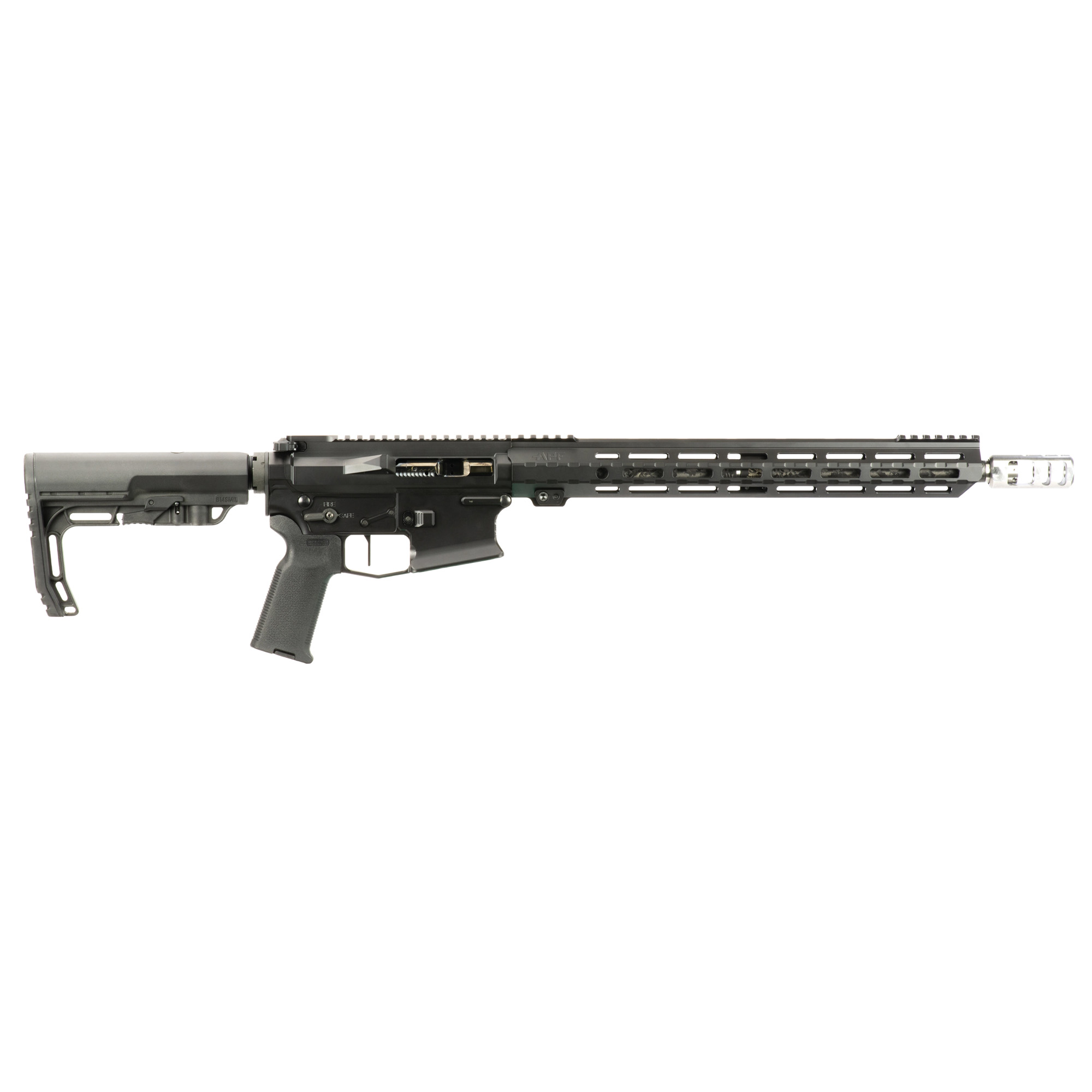 Alex Pro Firearms Elite LTR, Semi-Automatic Rifle, AR, 223 Wylde, 16 Proof Research Carbon Fiber Barrel, Superlative Arms Adjustable Gas Block, Elite Series Muzzle Brake, 15 Lightweight Handguard, Cerakote Finish, Black, Magpul MOE-K2 Grip, Mission F