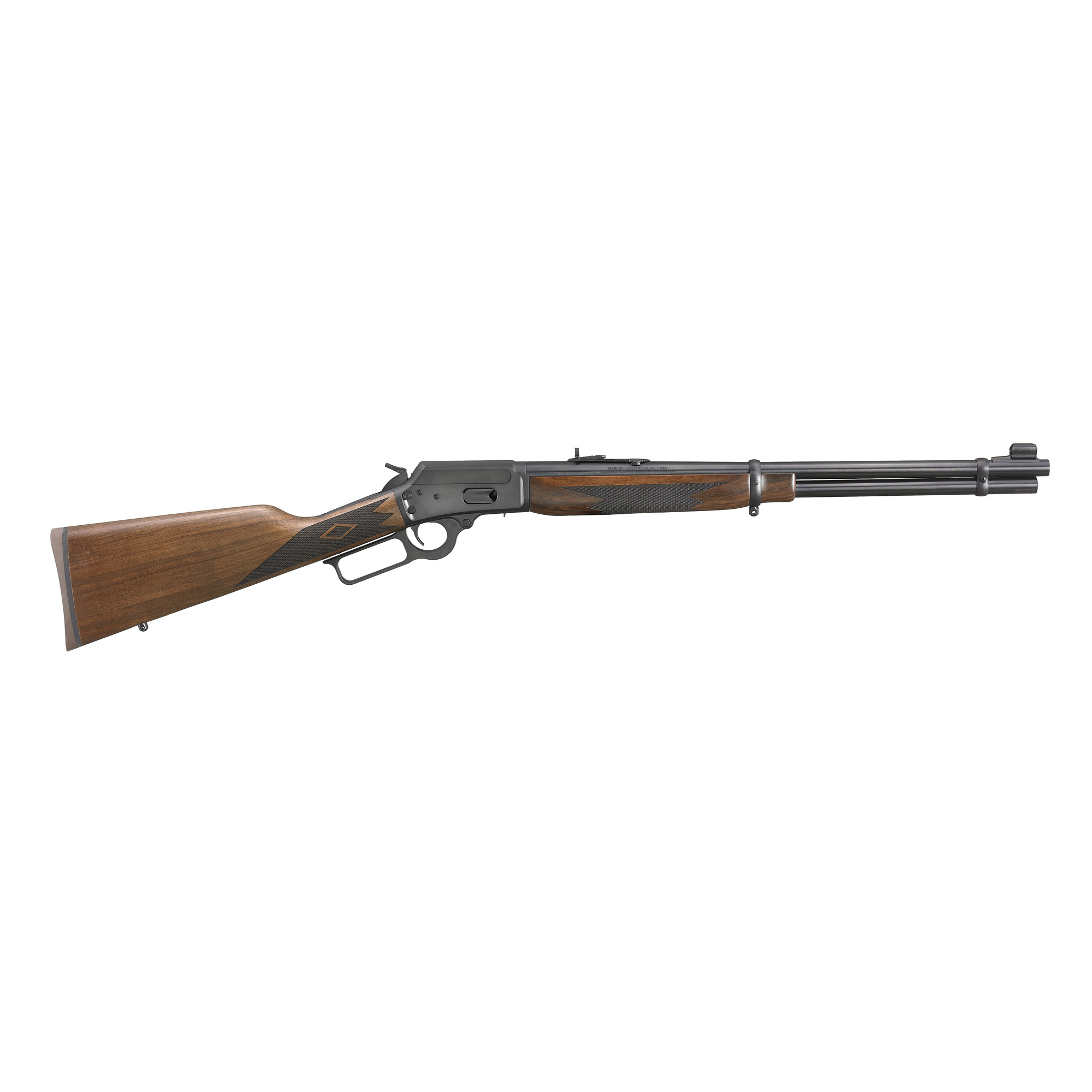 Marlin Firearms 1894, Classic, Lever Action Rifle, 44 Remington Magnum/44 Special, 20.25 Barrel, Satin Finish, Black, Hooded Brass Bead Front Sight, Semi-Buckhorn Adjustable Rear Sight, American Black Walnut Stock, 11 Rounds 70401