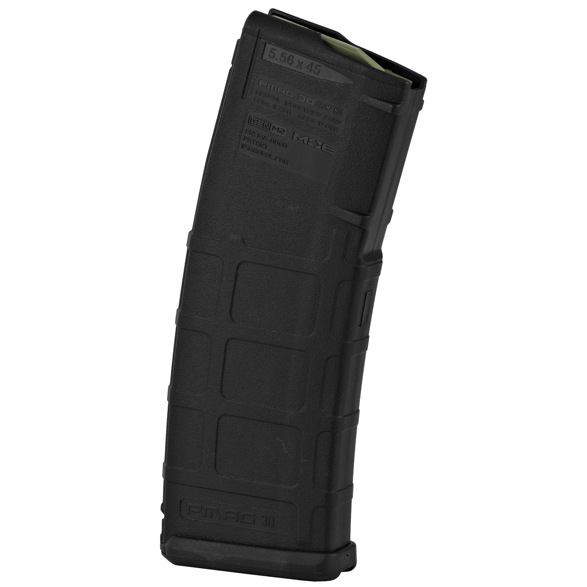 Magpul Industries Magazine, PMAG 30 AR/M4 GEN M2 MOE, 223 Remington/556NATO, 30 Rounds, Fits AR Rifles, Black MAG571-BLK