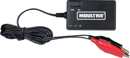 MOULTRIE FLOAT BATTERY CHARGER 6-VOLT/12-VOLT