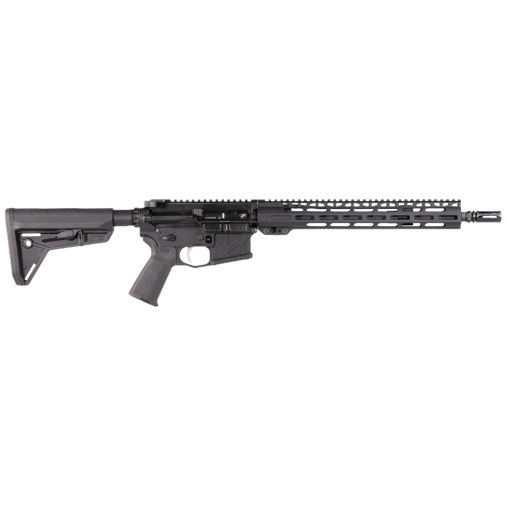 American Defense Mfg. UIC Mod 1, Semi-automatic Rifle, AR, 5.56NATO, 14.5 Barrel (16 OAL), A2 Flash Hider, Anodized Finish, Black, Magpul MOE Grip, Magpul MOE-SL Stock, Free Float M-LOK Handguard, ALG ACT Trigger, Raptor-LT Ambidextrous Charging Hand