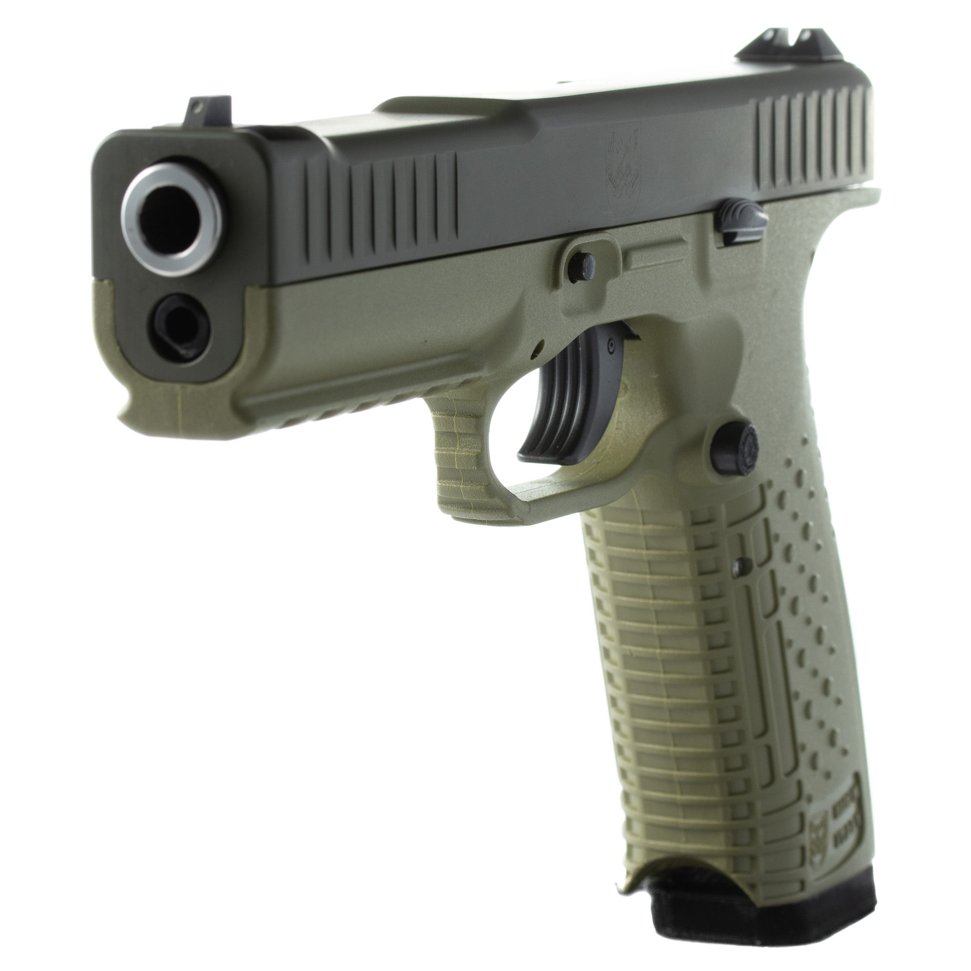 American Precision Firearms Strike One, Semi-automatic, Striker Fired, Full Size, Polymer Frame Pistol, 9MM, 5 Barrel, No Manual Safety, Cerakote Finish, Olive Drab Green, 17 Rounds, 2 Magazines AFS1-9-OD-17