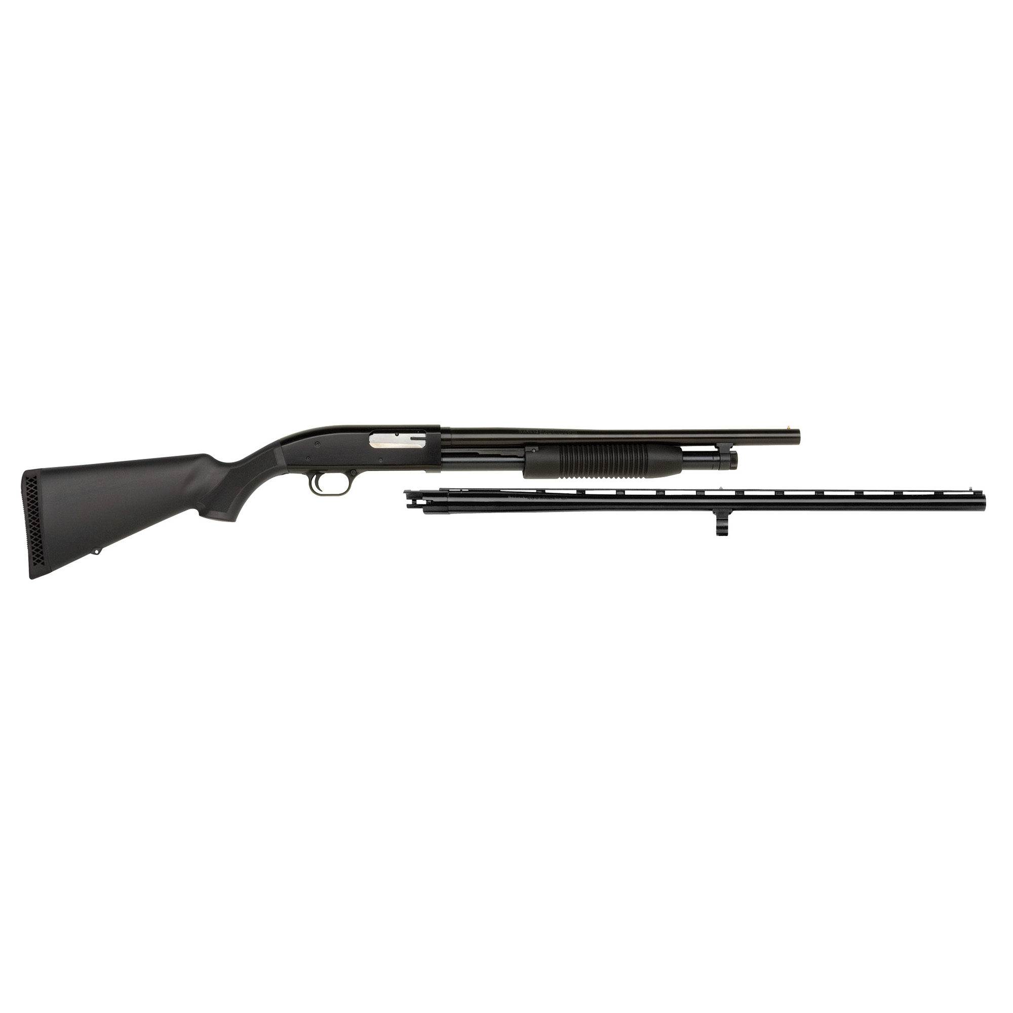 Mossberg Model 88, Pump Action, 12 Gauge, 3 Chamber, 28 Modified Field & 18.5 Cylinder Security Barrel, Black Synthetic Stock, 5Rd 31014