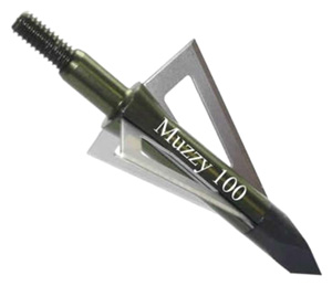 Muzzy 225 3- Blade Broadhead Trocar Tip Anodized Aluminum Ferrule