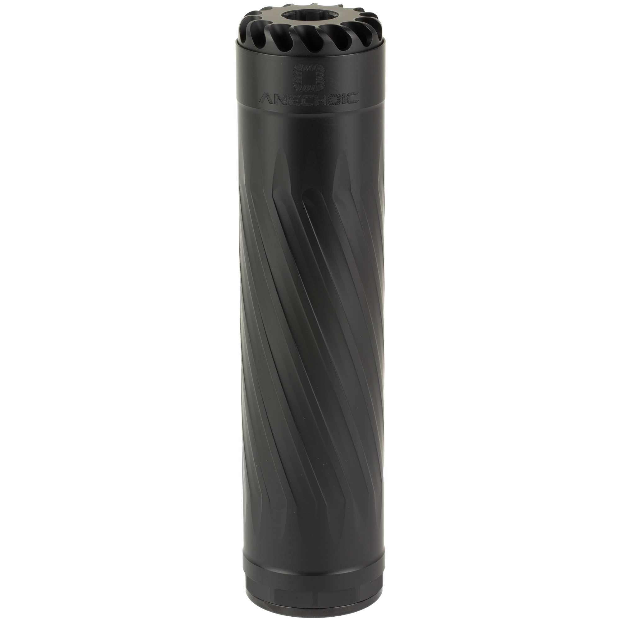 ANECHOIC 45, Suppressor, 458 Winchester Magnum/45 Cal, Titanium Construction, Cerakote Finish, Black, Includes 5/8X24 Direct Thread Mount X-45-B
