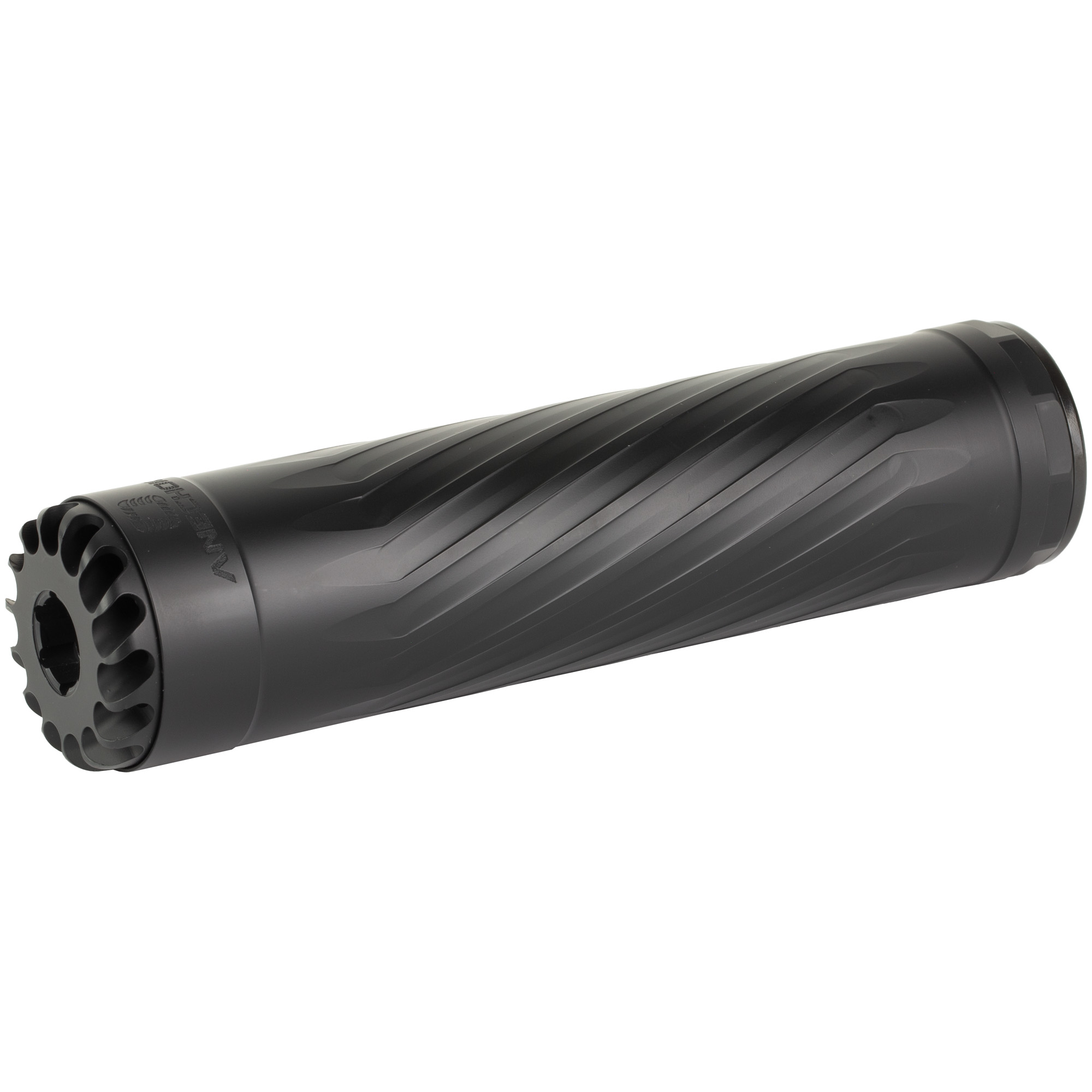 ANECHOIC 45, Suppressor, 458 Winchester Magnum/45 Cal, Titanium Construction, Cerakote Finish, Black, Includes 5/8X24 Direct Thread Mount X-45-B
