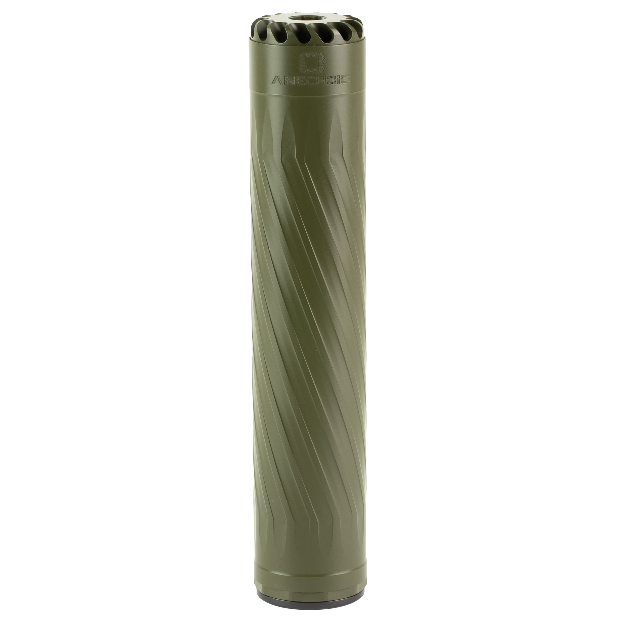ANECHOIC 223L, Suppressor, 223 Remington/556NATO, Titanium Construction, Cerakote Finish, Olive Drab Green, Includes Titan 1/2X28 Direct Thread Mount X-223-OD-L