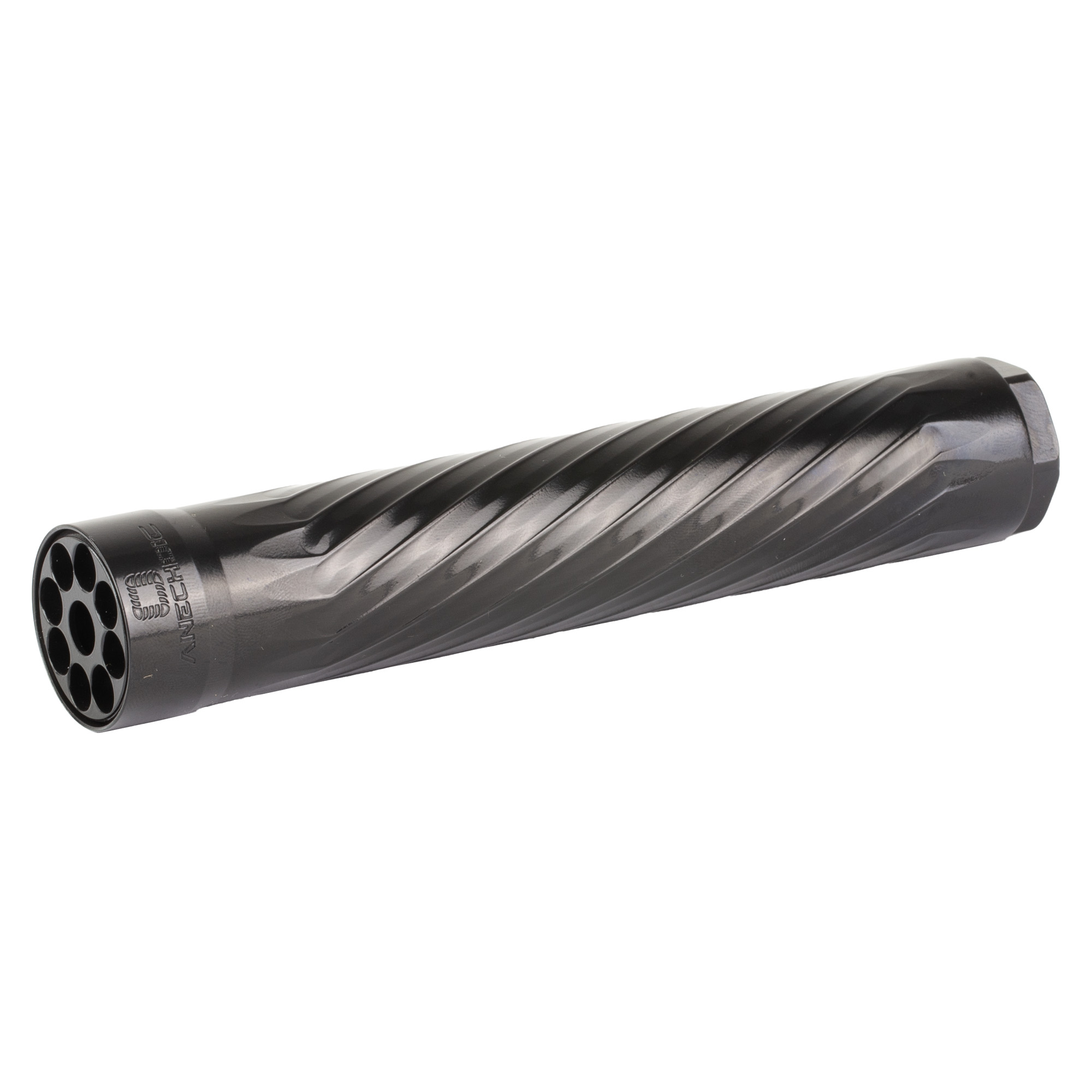 ANECHOIC 22, Suppressor, 22LR/22 WMR, Titanium and Aluminum Construction, Cerakote Finish, Black, Includes Titan 1/2X28 Direct Thread Mount X-22-B