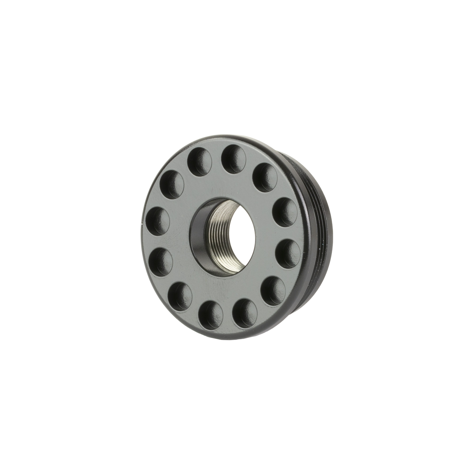 ANECHOIC DTA Mount, .578X28 Thread Pitch, For AnechoX Suppressors, Titanium Construction, Matte Finish, Black DTA-57828