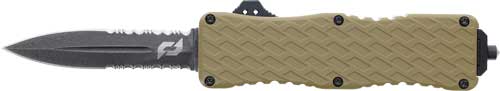 SCHRADE KNIFE UPROAR D/A OTF 3 D2 BAYONET POINT FDE/BLACK