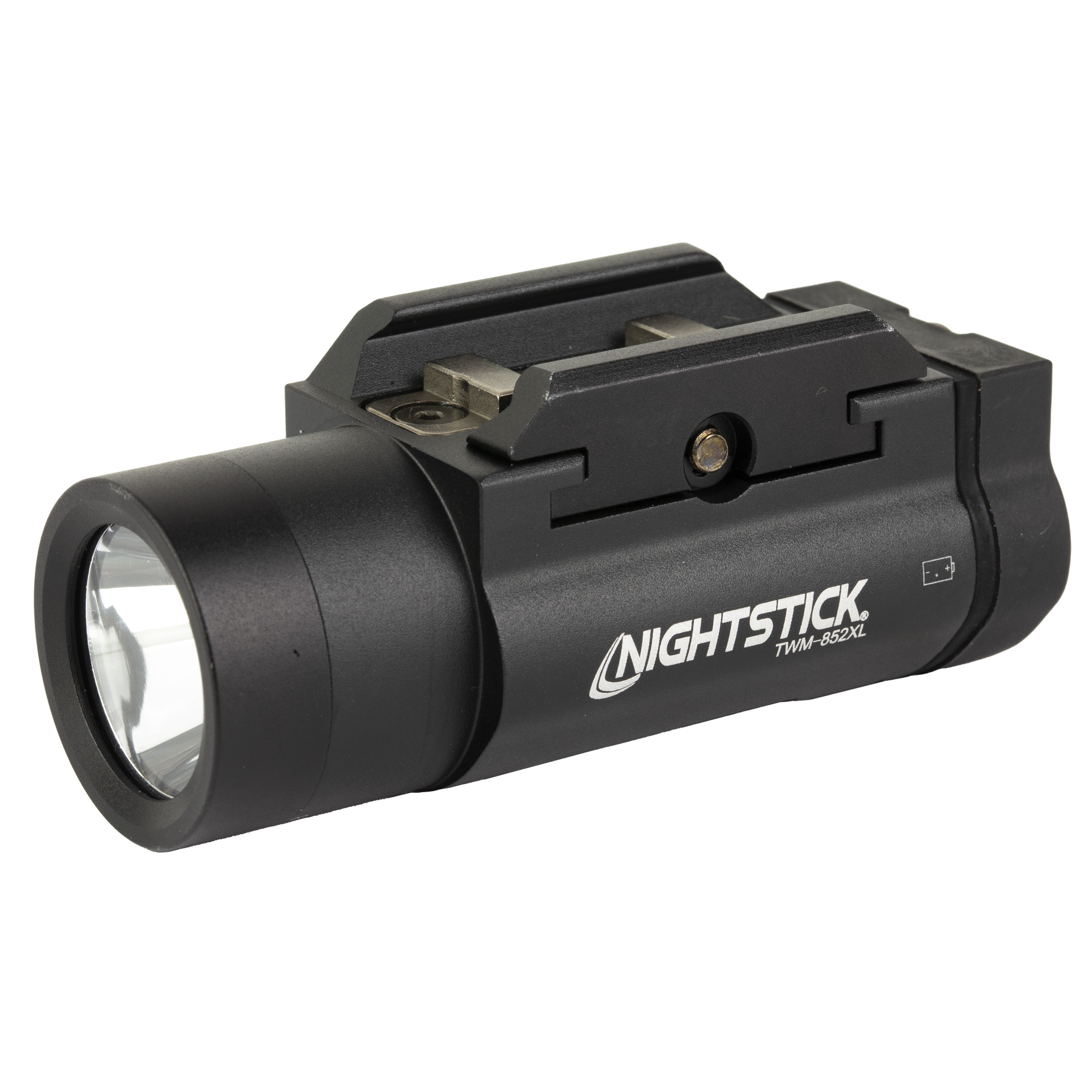 Nightstick TWM-852XL, Tactical Weapon Mounted Light, 850 Lumens, 1.75 Hour Runtime, IP-X7 Waterproof, Matte Finish, Black TWM-852XL