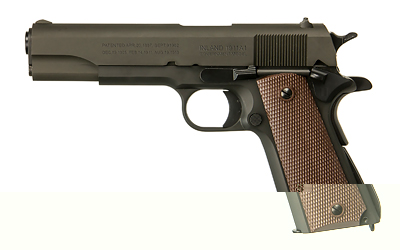 Inland Manufacturing 1911A1 Government Model, Single Action, 45 ACP, 5 Barrel, Steel Frame, Parkerized Finish, 7Rd, Fixed Sights ILM1911