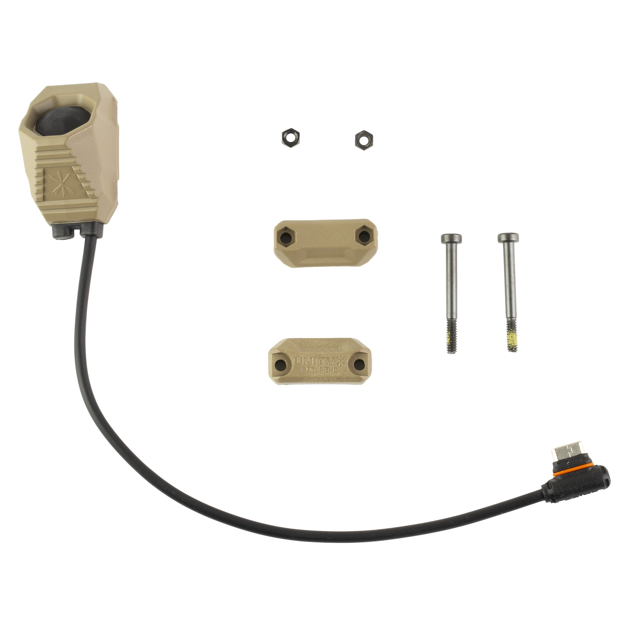 Unity Tactical AXON SL, Link, 7, Remote Switch For USB-C, Fits Picatinny, Flat Dark Earth AXN-SL-UC7F