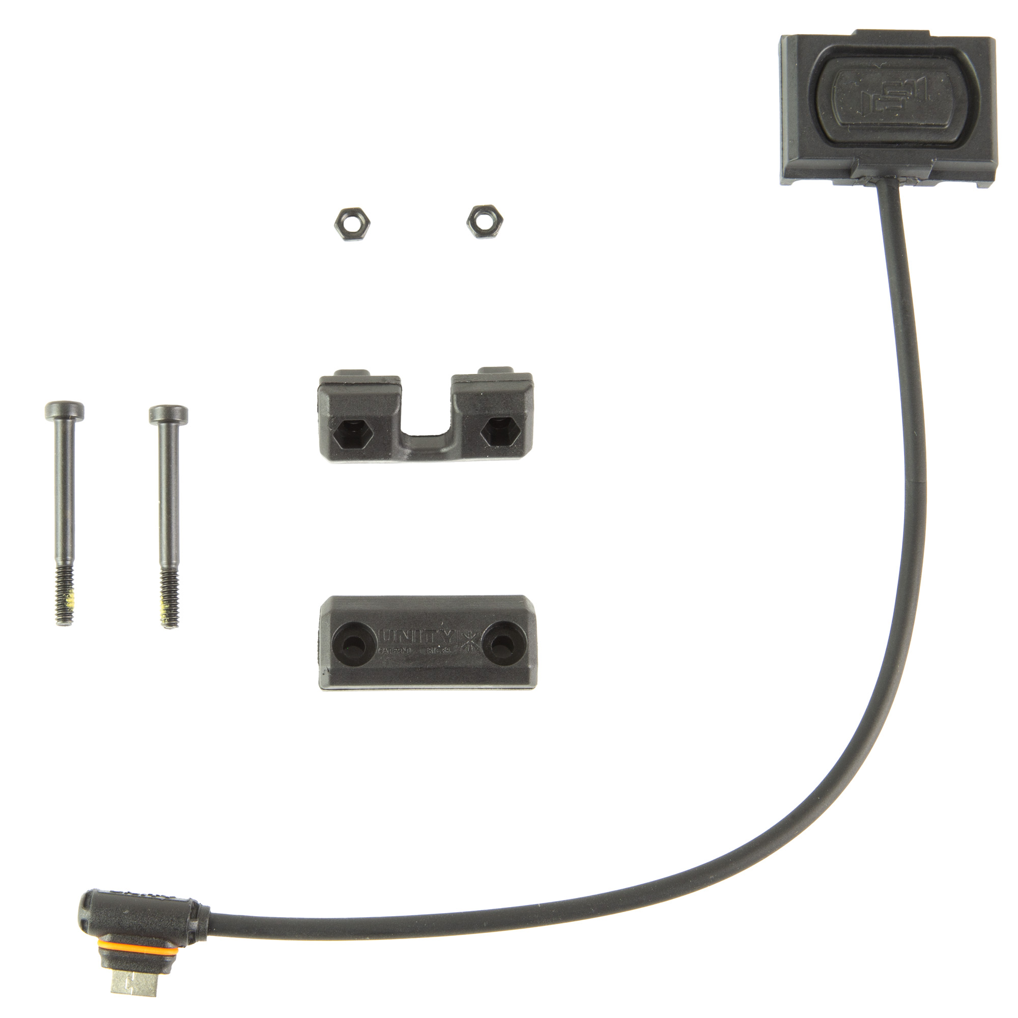 Unity Tactical ModButton Lite, Link, 7, Remote Switch for USB-C, Fits Picatinny, Black MBL-BLK-UC-7