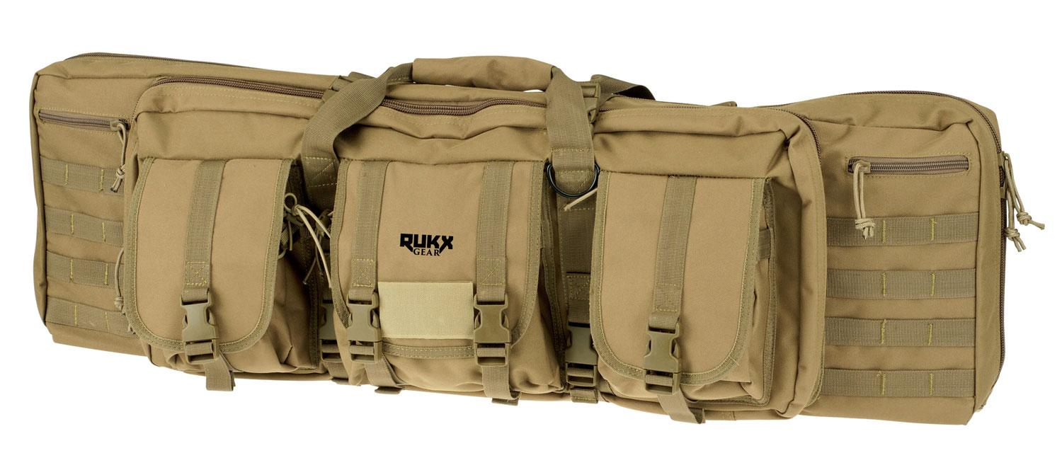 Rukx Gear ATICT42DBT Tactical Double Gun Case 42 Water Resistant