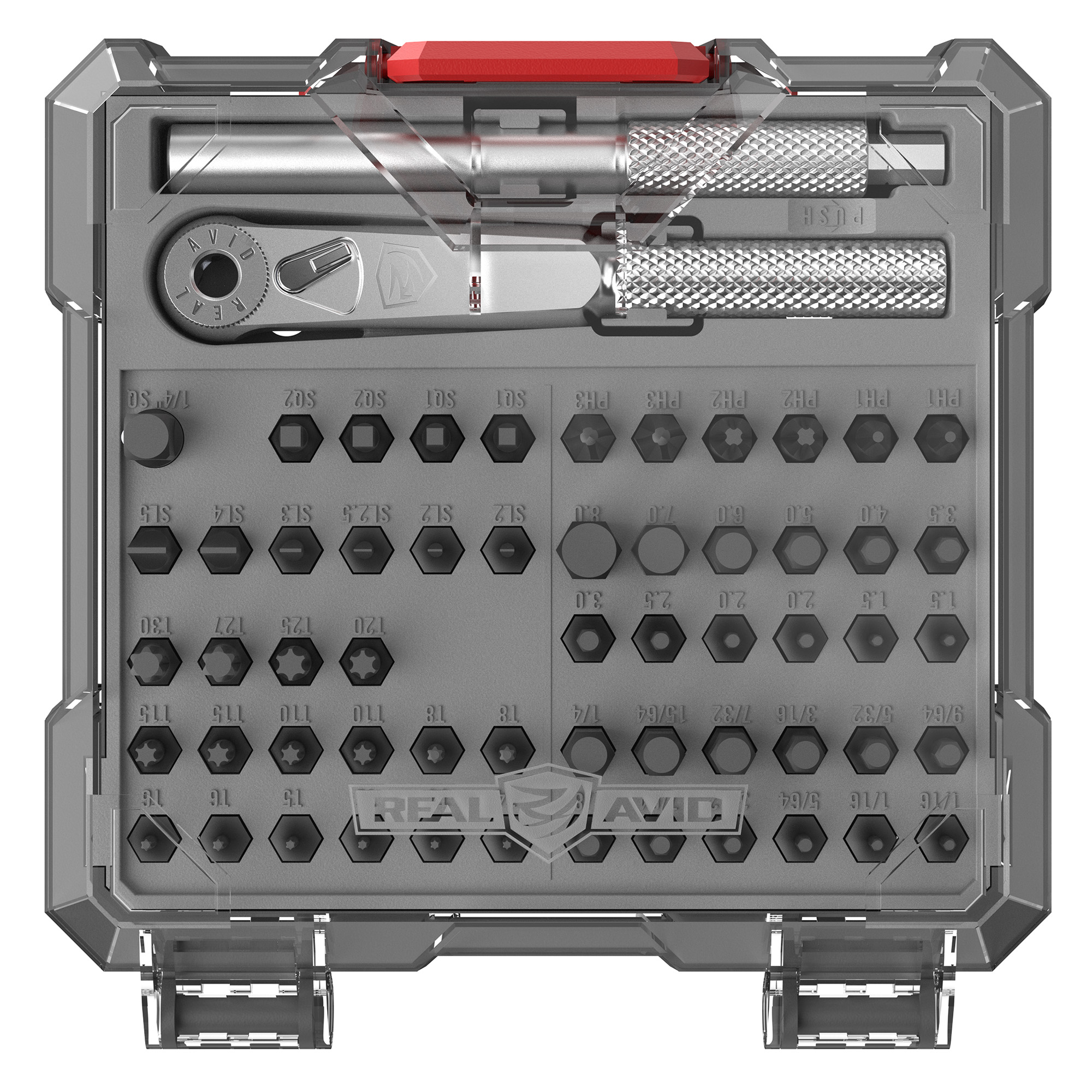 Real Avid X3, Gunsmithing Bit Set, 57-Piece AVX3GBS57