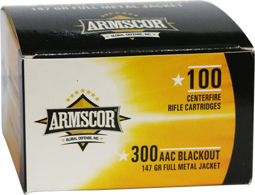 Armscor 50446 Precision Value Pack 300 Blackout 147 gr Full Metal