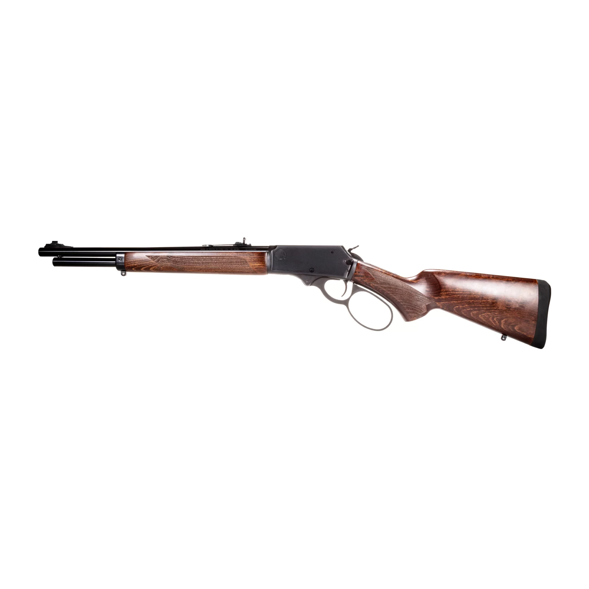 Rossi R95, Trapper, Lever Action Rifle, 30-30 Winchester, 16.5 Barrel, Black Oxide Finish, Black, Buckhorn Rear Sight, Drift Adjustable Front Sight, Walnut Stock, 5 Rounds 953030161 Rossi R95, Trapper, Lever Action Rifle, 30-30 Winchester, 16.5 Barrel, Black Oxide Finish, Black, Buckhorn Rear Sight, Drift Adjustable Front Sight, Walnut Stock, 5 Rounds 953030161