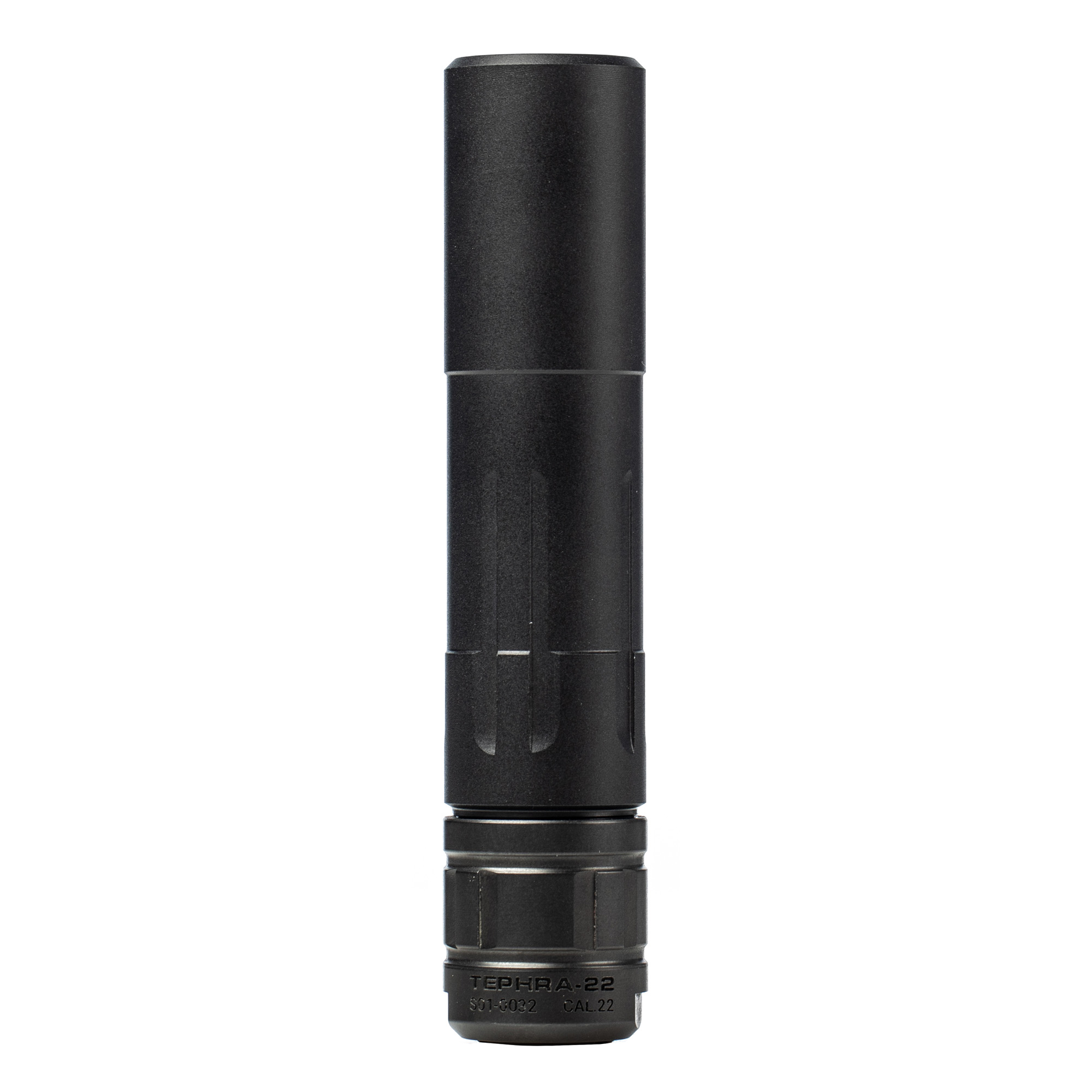 Aero Precision TEPHRA-22, Suppressor, 22 LR/5.7X28MM, 17-4PH Stainless Steel Construction, Nitride Finish, Black APRS100027C