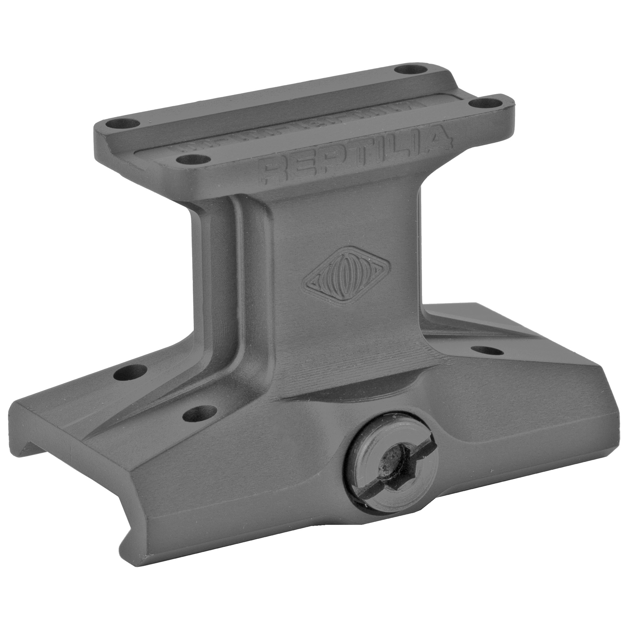 Reptilia DOT Mount, 1.93 Optical Axis Height, Fits Trijicon MRO, Anodized Black 100-051
