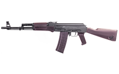 Arsenal, Inc. SAM5, Semi-automatic Rifle, AK, 223 Remington/556NATO, 16.3 Hammer Forged Barrel, Matte Finish, Black, Milled Receiver, Plum Polymer Furniture, Adjustable Sights, 30 Rounds, 1 Magazine, Includes Cleaning Kit, Oil Bottle and Sling SAM5-6