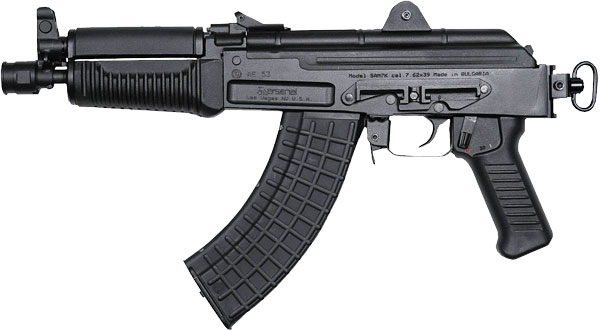 ARSENAL SAM7K-44 7.62X39 PISTOL W/1-5RD MAGAZINE