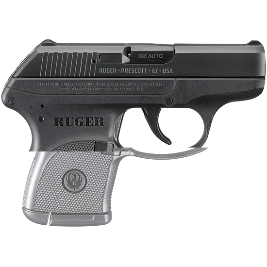 RUGER LCP 380ACP 6-SHOT FS BLUED BLACK SYNTHETIC
