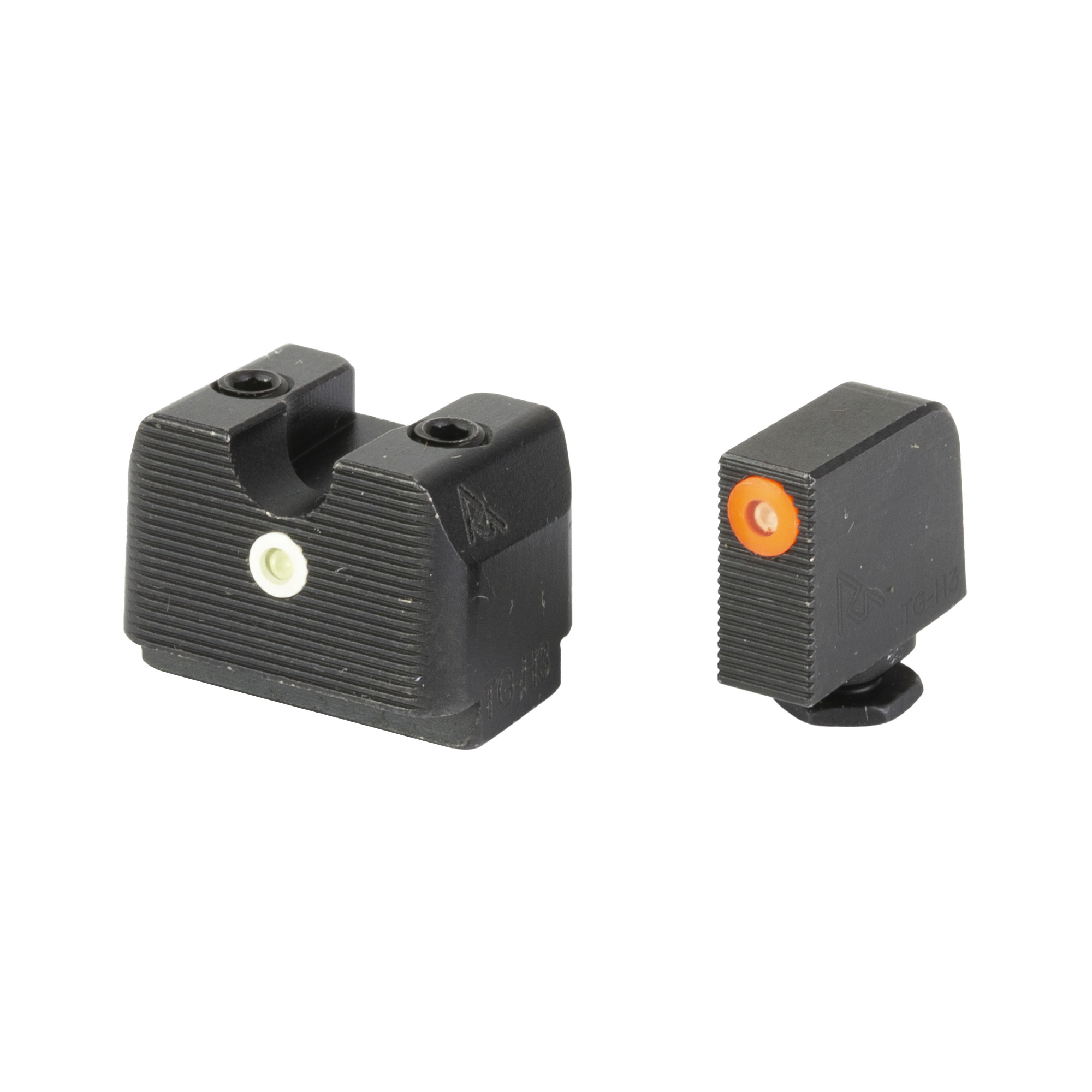 Rival Arms Tritium Night Sight, Fits Glock 17/19 MOS, Orange Front, Black Rear RA-RA4A231G