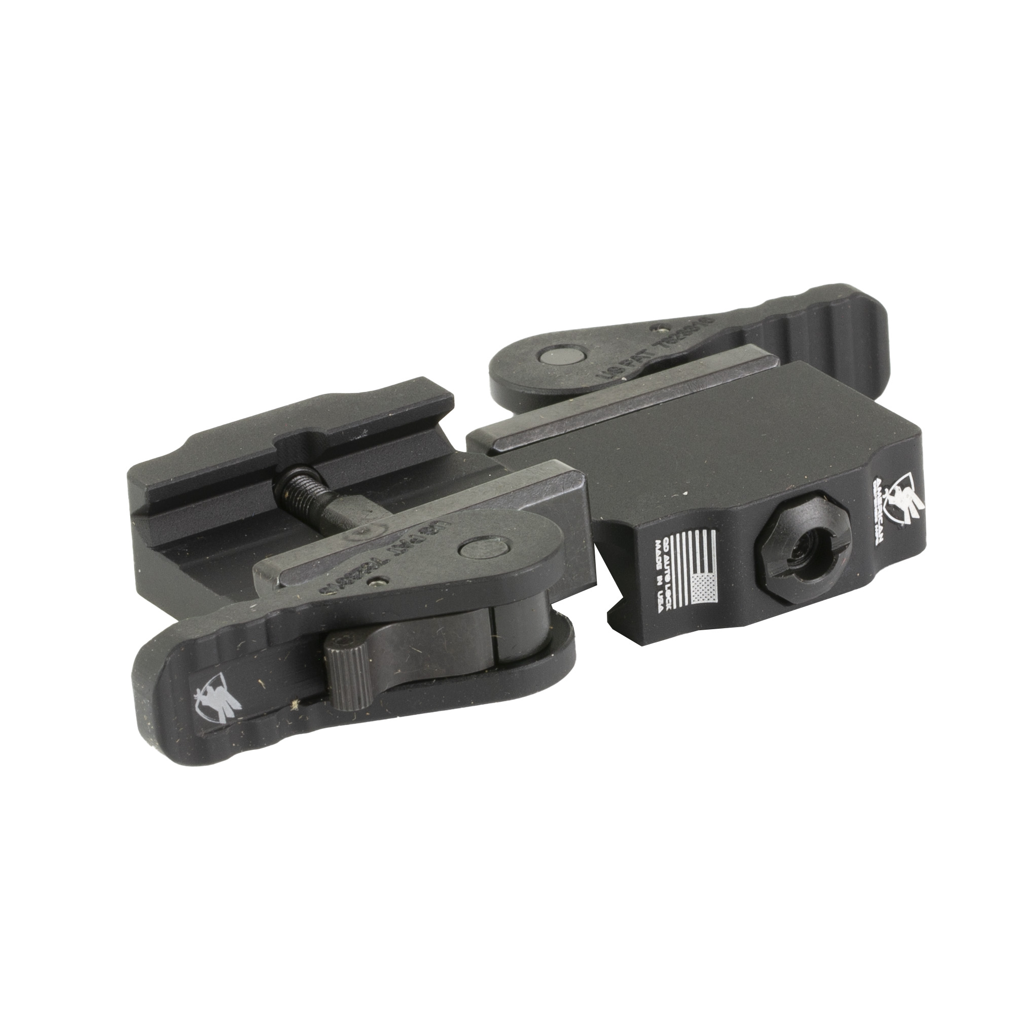 IRAYUSA Quick Detach Mount, Anodized Finish, Black, Fits Picatinny/Helmet Rail IRAY-AC36