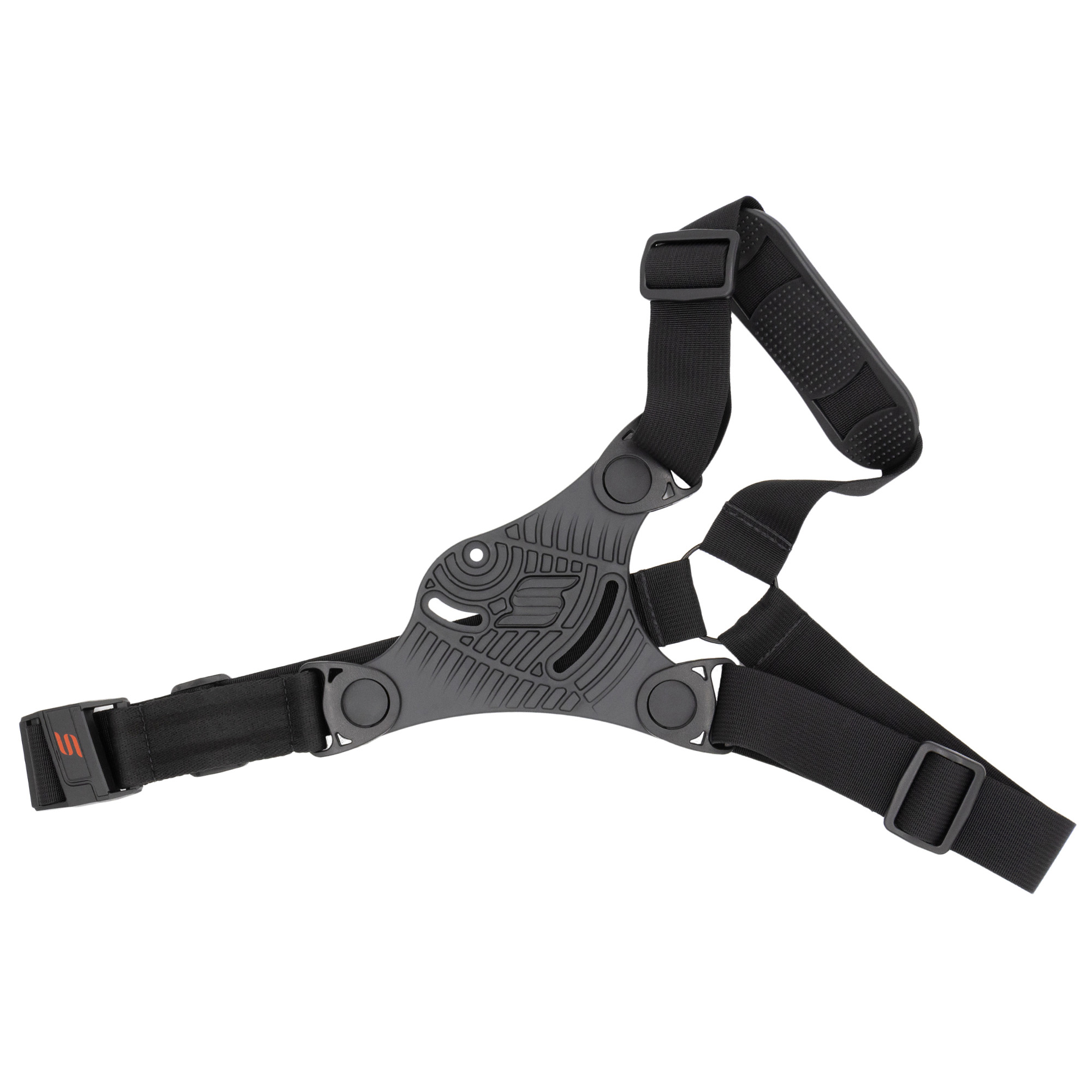 Safariland Chest Rig, Right Hand, Black, Multi Fit, Compatible with 3 Hole Pattern Holsters and Accessories, Nylon SAFCR-0-0-0-0-C9-411