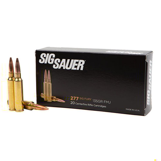 SIG 277FURY 135GR FMJ 20RD