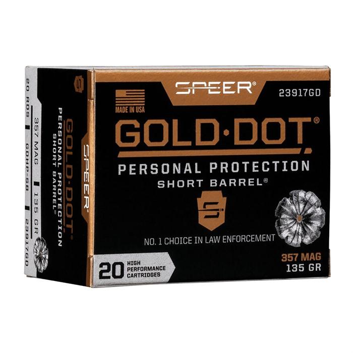 GOLD DOT SHORT BARREL 357 MAGNUM AMMO