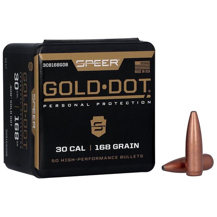 GOLD DOT 30 CALIBER (0.308'') RIFLE BULLETS