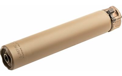 Surefire End Mount Sound Suppressor, Titanium Construction, , Ti2, 7.62MM, Dark Earth Finish SOCOM762-TI2-DE
